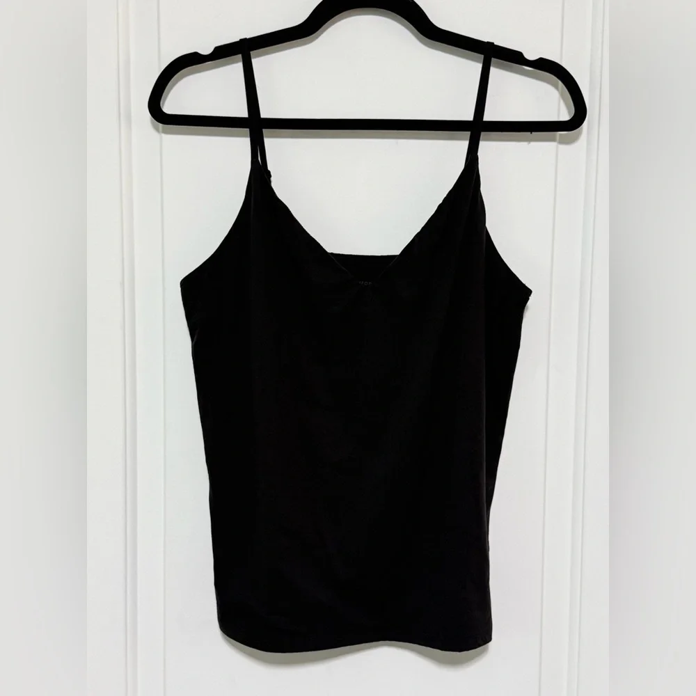 White House Black Market Black Spaghetti-Strap Cami - Picture 1 of 6
